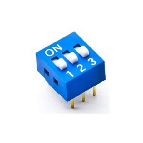Lote 5 X Dip Switch Azul Vertical 2pin 2x3 Pitch 2.54mm Itytarg