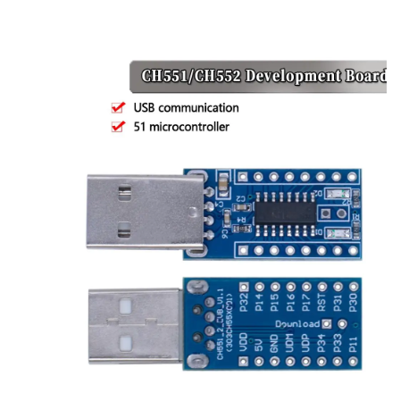 Placa Desarrollo Ch551 Microcontrolador Familia 8051 Mcs551 Itytarg