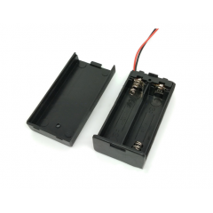 Bateria Holder 2xaa Porta Pila Cerrado Con Llave Y Cable 10cm  Itytarg