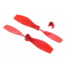 Par De Helices Plasticas Rojo 2 Palas 1x75mm Positivo Y Negativo Itytarg