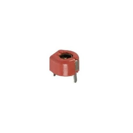 Lote 5x Trimmer Rojo Capacitor Variable 6.5pf A 20pf Itytarg
