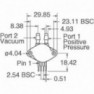 Sensor Presion Diferencial Mpx2100dp 14.5 Psi Alim: 10v-16v Salida Puente Itytarg