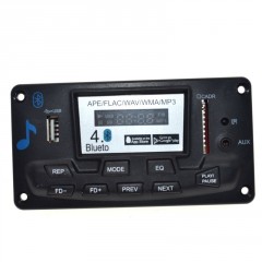 Reproductor Mp3 Fm Bluetooth 4.0 Frente + Control Itytarg
